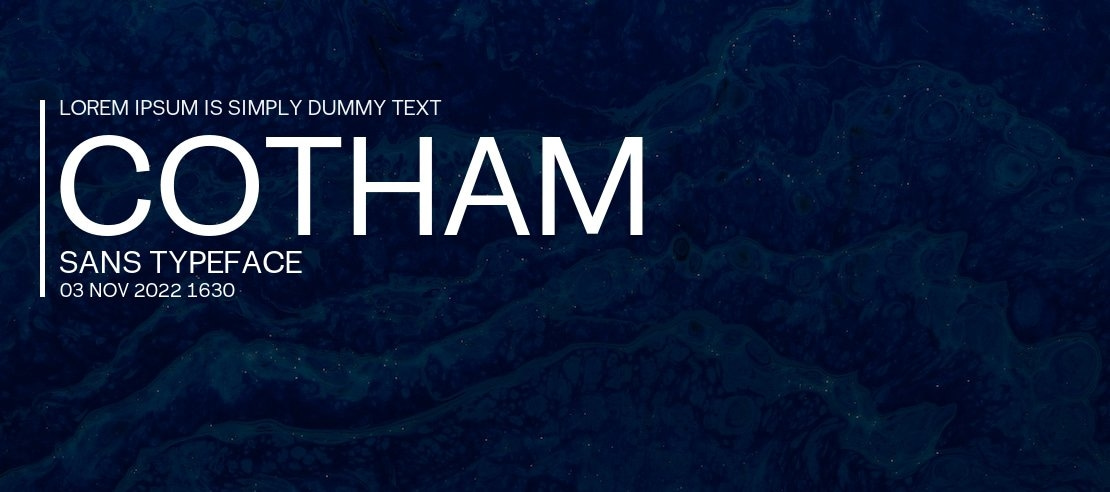Cotham Sans Font