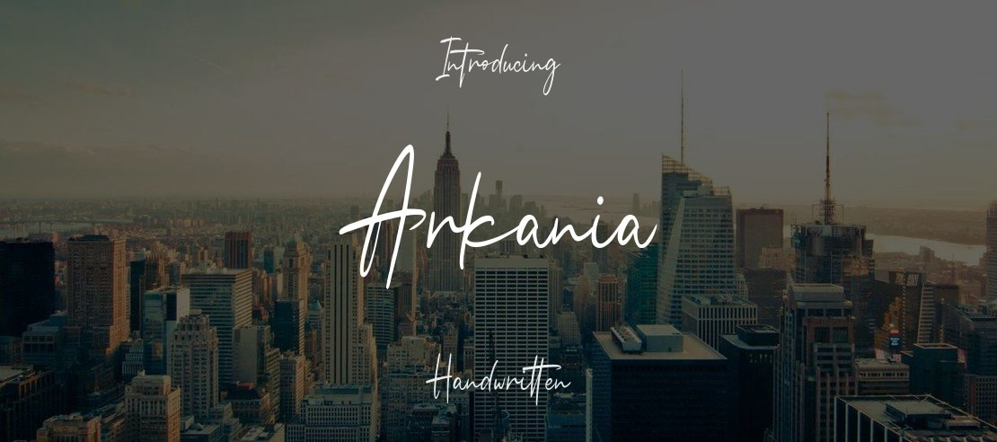Arkania Font