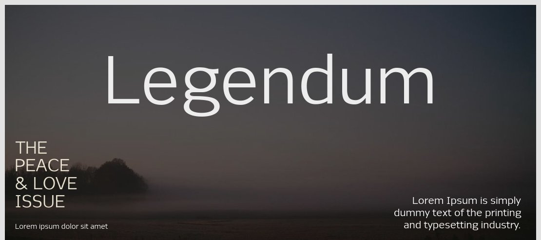 Legendum Font