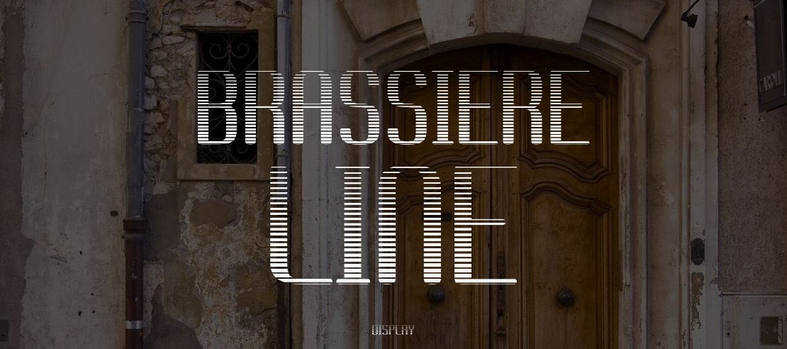 Brassiere Line Font Family