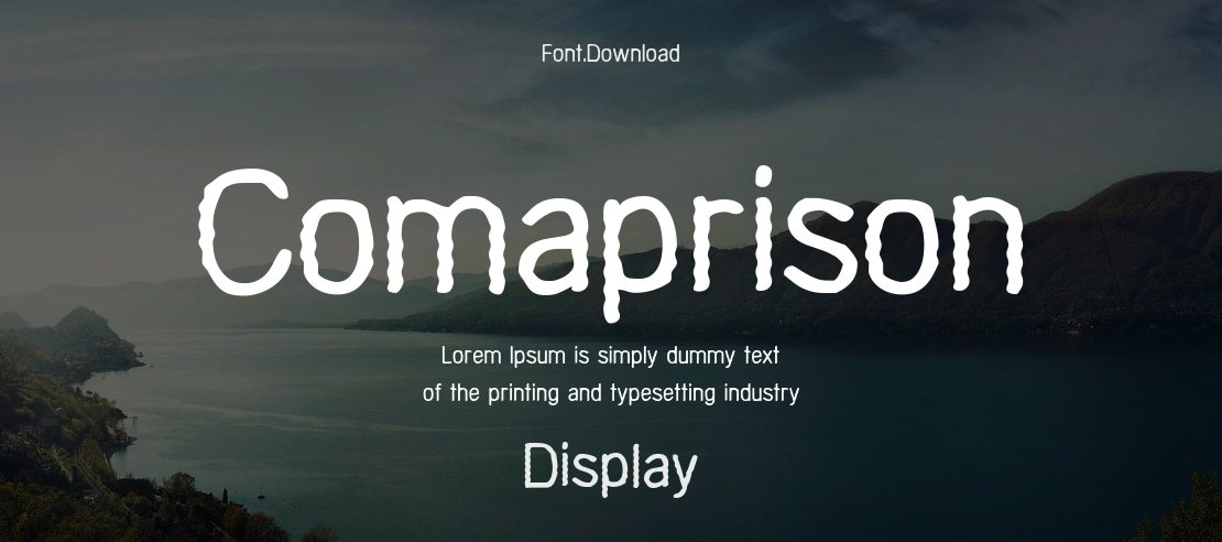 Comaprison Font