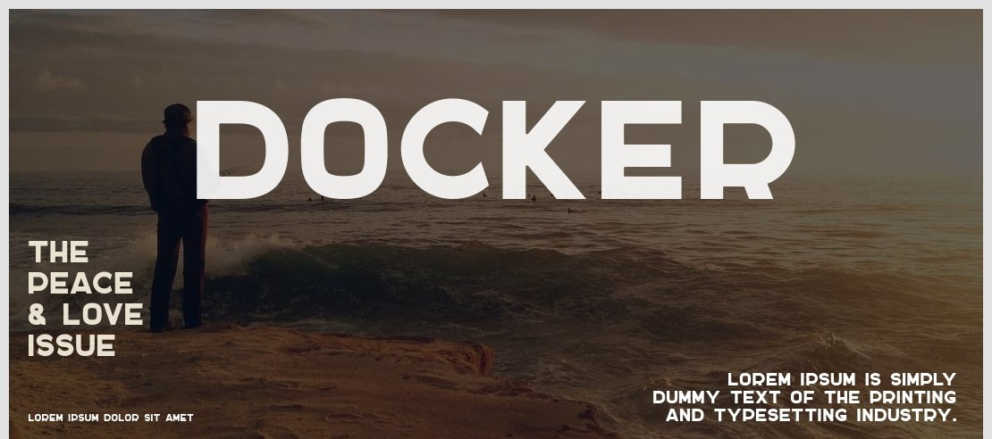 DOCKER Font Family