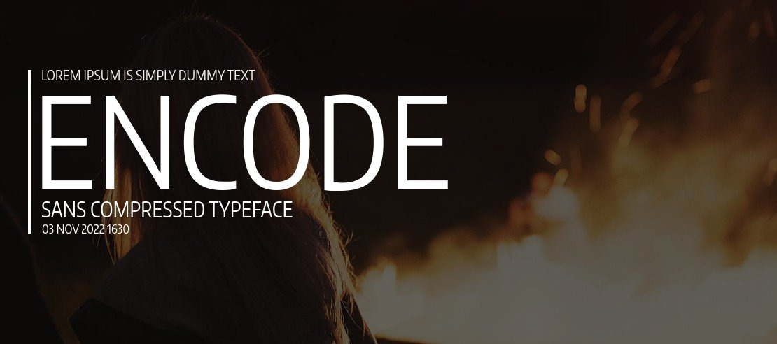 Encode Sans Compressed Font Family