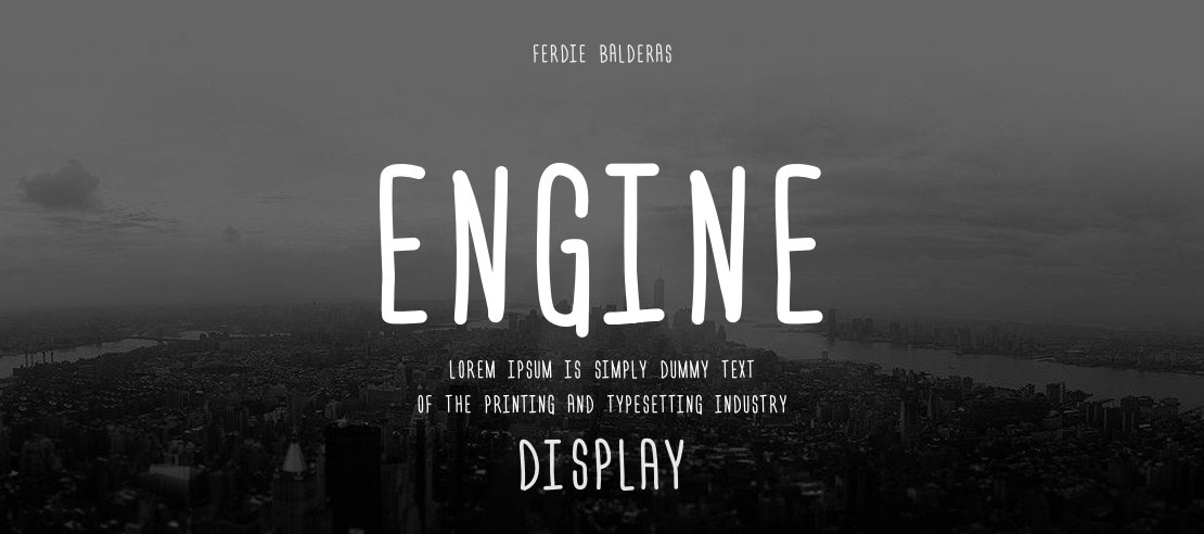 Engine Font Family