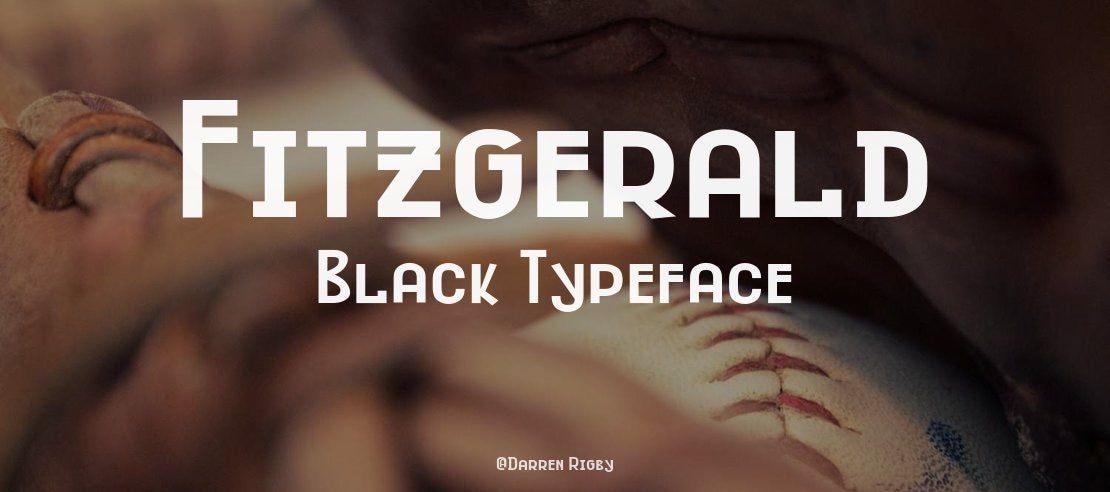 Fitzgerald Black Font Family