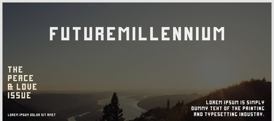 FutureMillennium Font Family