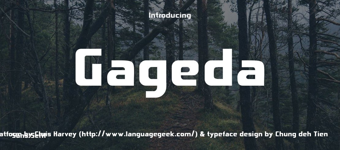 Gageda Font