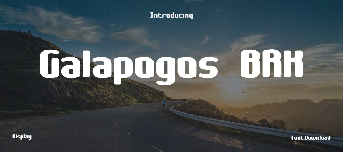 Galapogos BRK Font