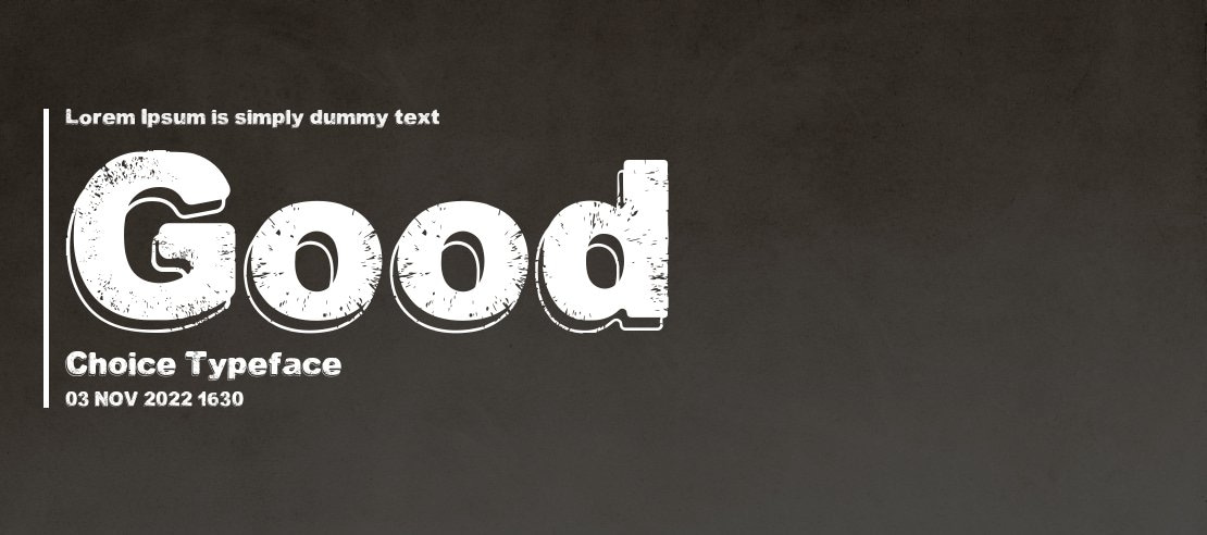 Good Choice Font