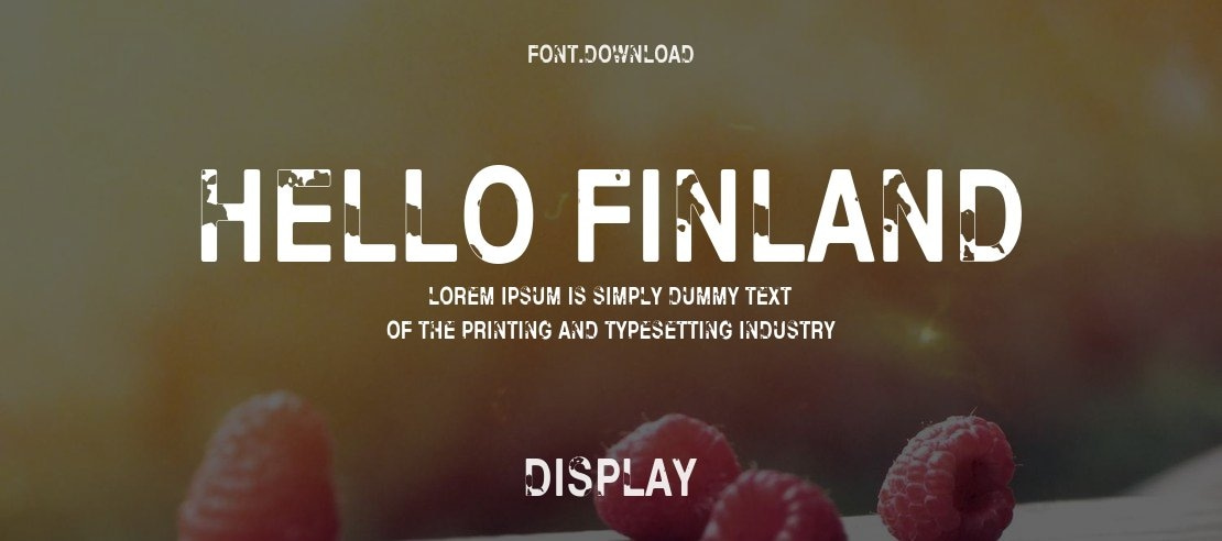 Hello Finland Font