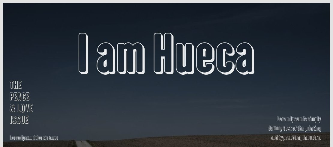 I am Hueca Font