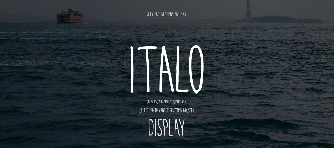 Italo Font Family | Font.Download