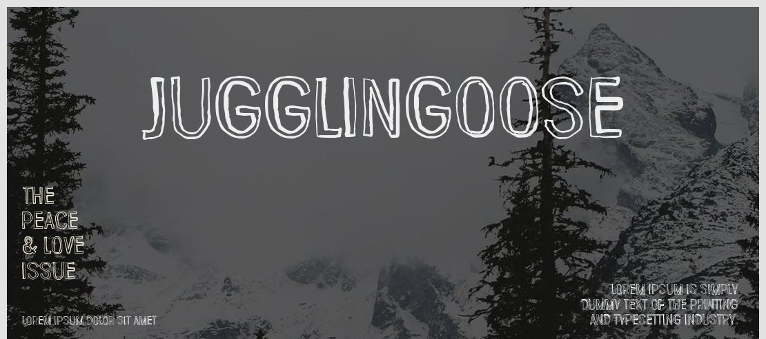 Jugglingoose Font