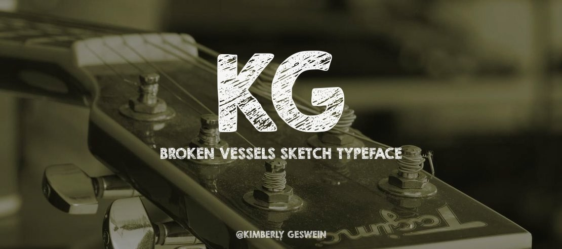 KG Broken Vessels Sketch Font