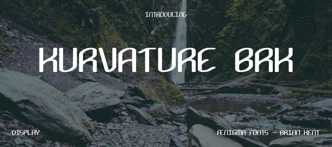 Kurvature BRK Font