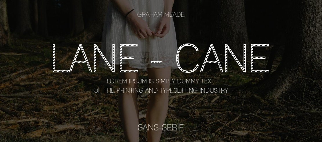 Lane - Cane Font Family