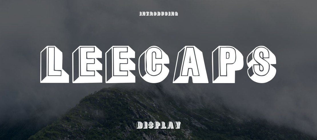 LeeCaps Font Family