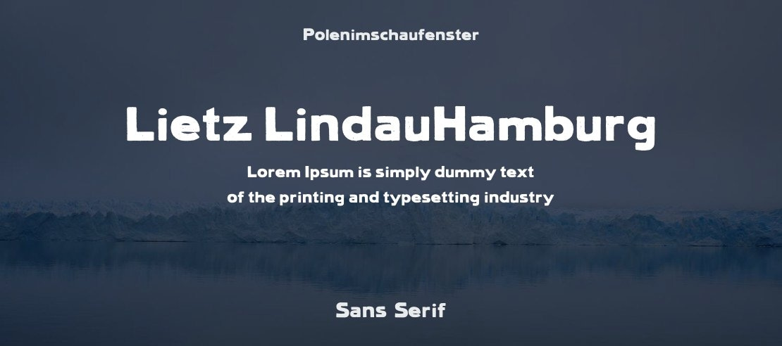 Lietz LindauHamburg Font