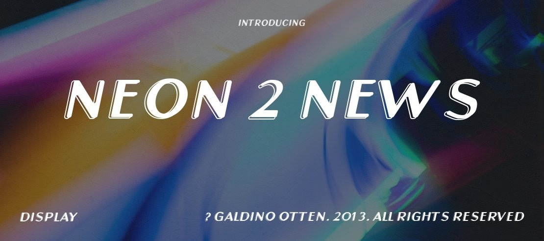 Neon 2 News Font