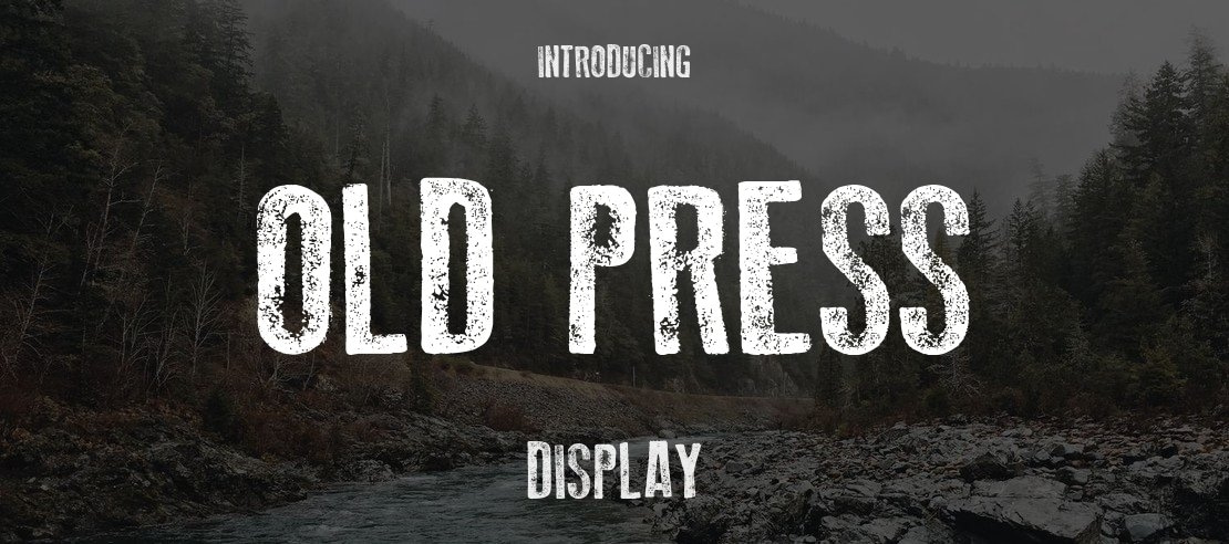 Old Press Font Family