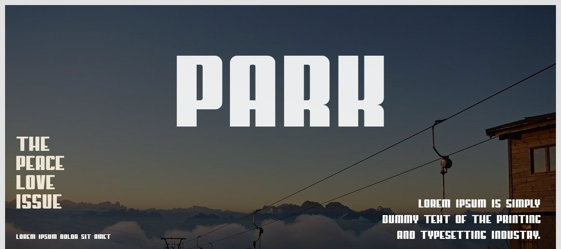 Park Font