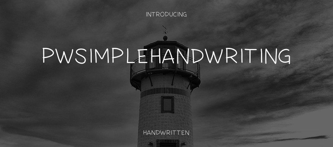 PWSimpleHandwriting Font