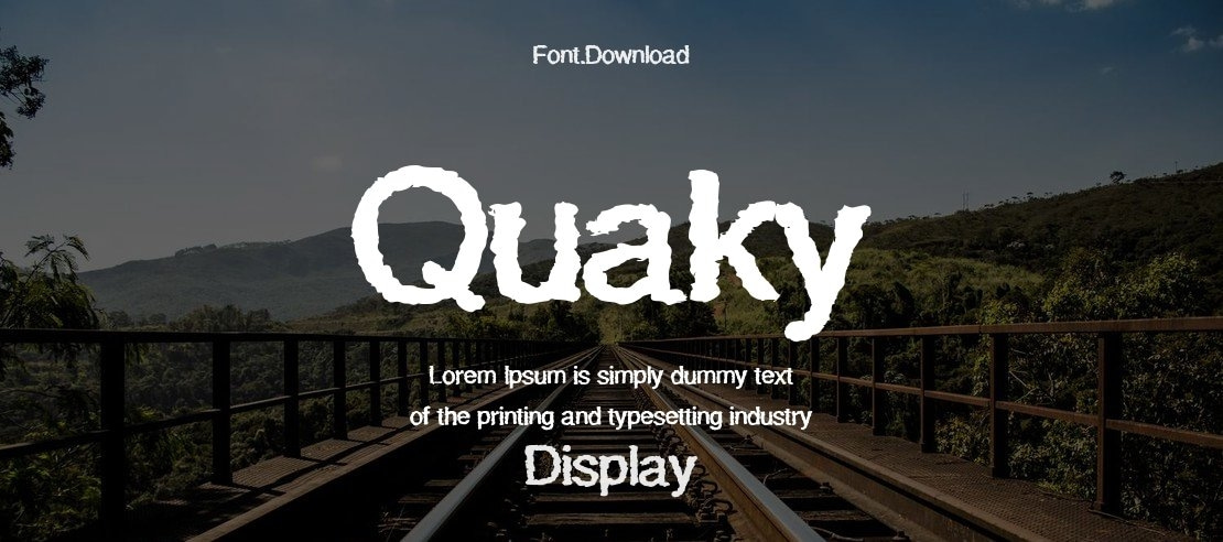 Quaky Font Family
