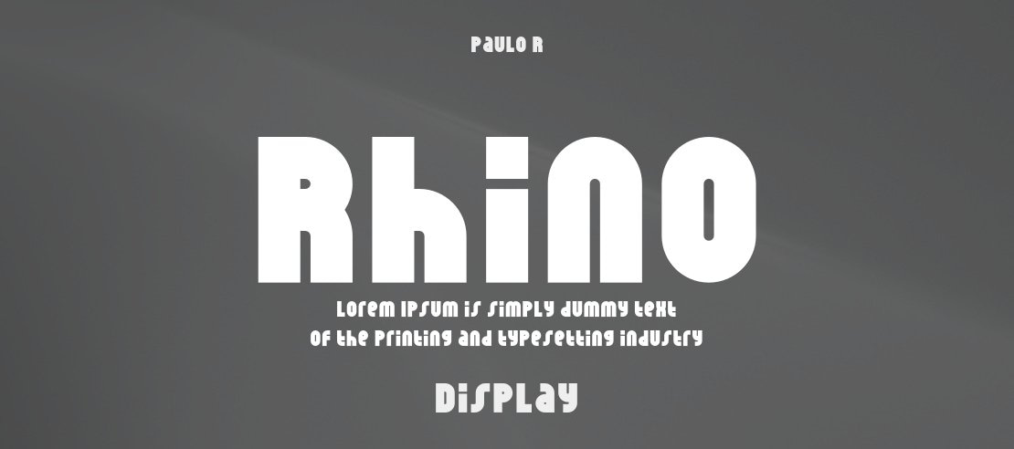 Rhino Font Family
