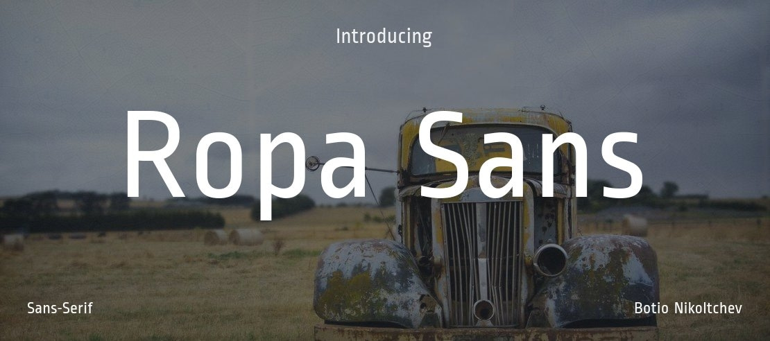 Ropa Sans Font Family