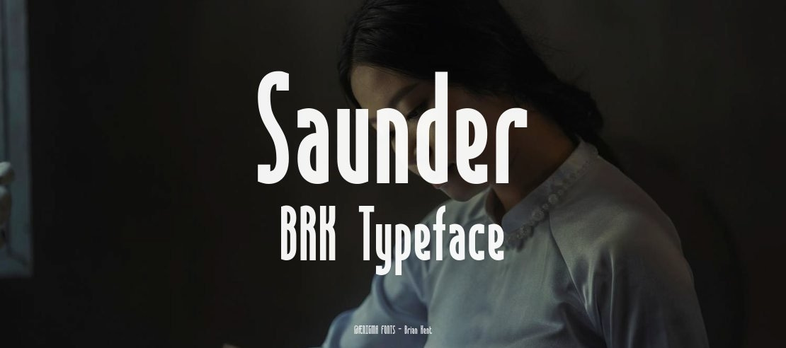 Saunder BRK Font