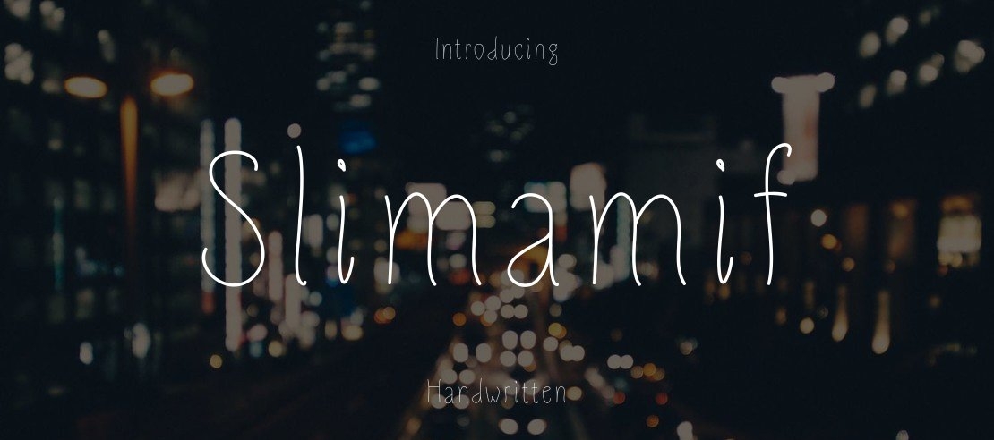 Slimamif Font