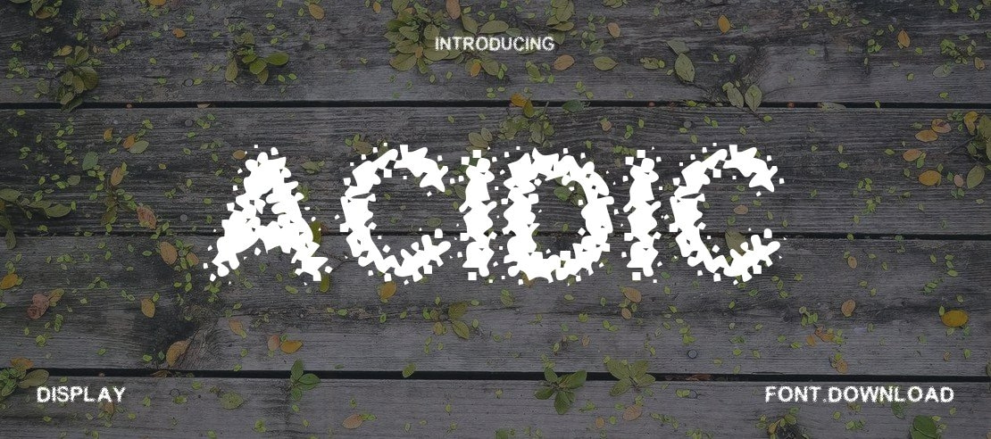 Acidic Font