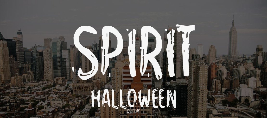 Spirit Halloween Font