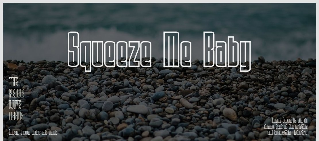 Squeeze Me Baby Font