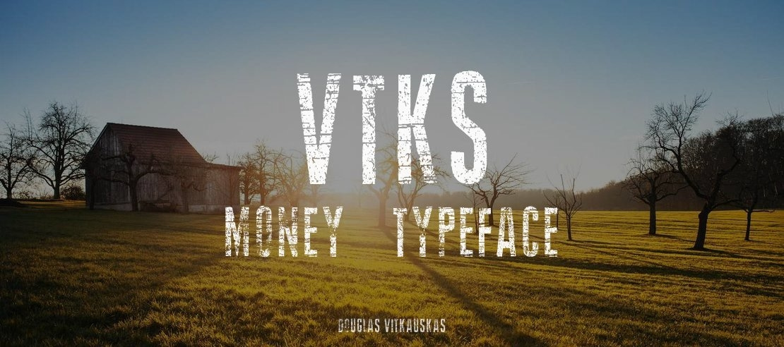 Vtks Money 2 Font
