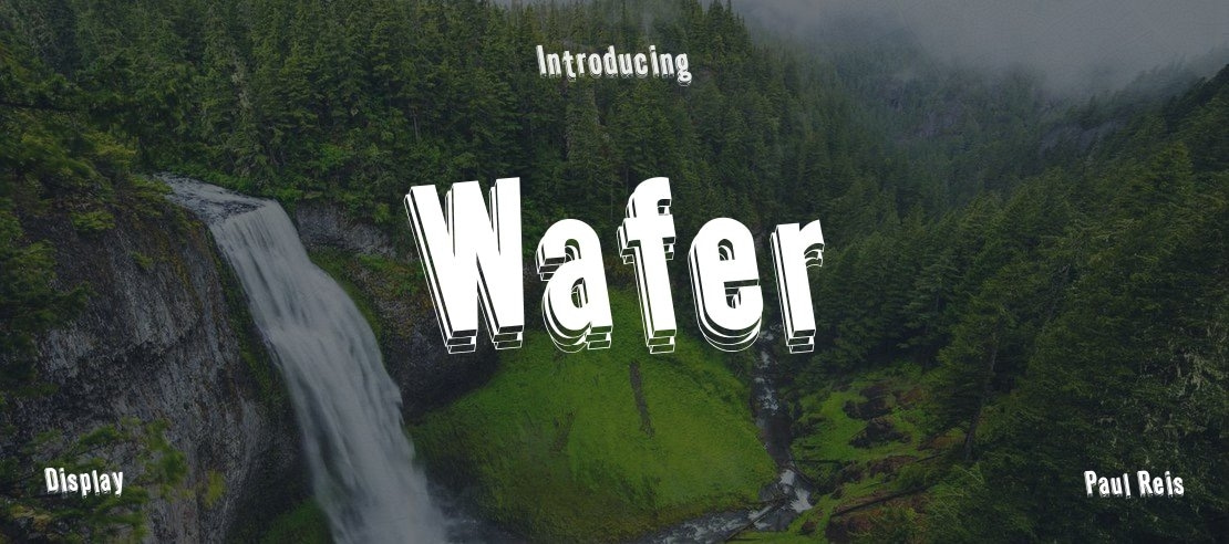 Wafer Font