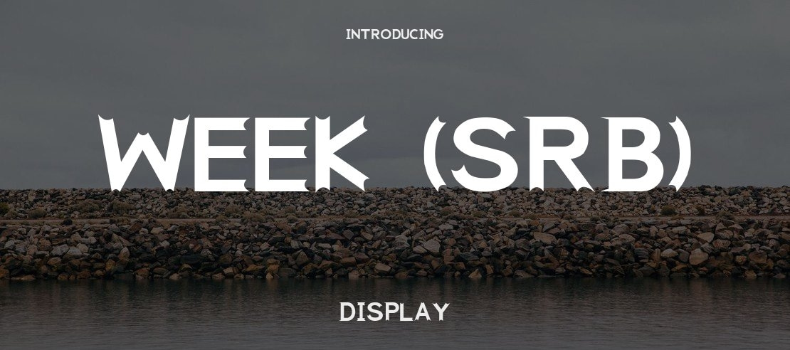 week (sRB) Font