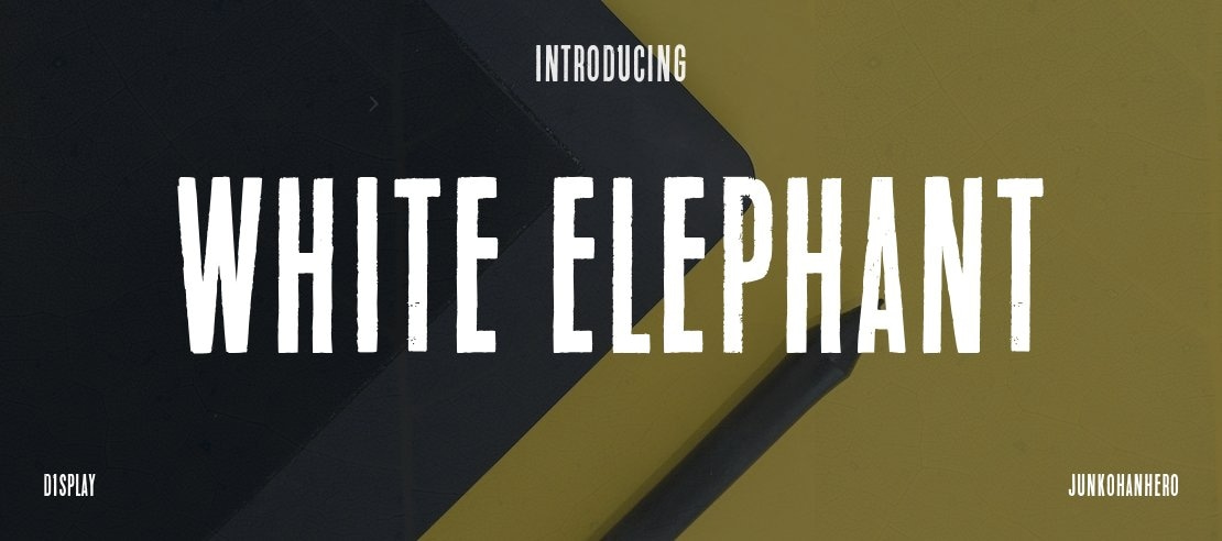 White Elephant Font