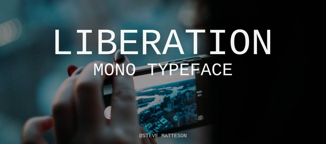 Liberation Mono Font Family