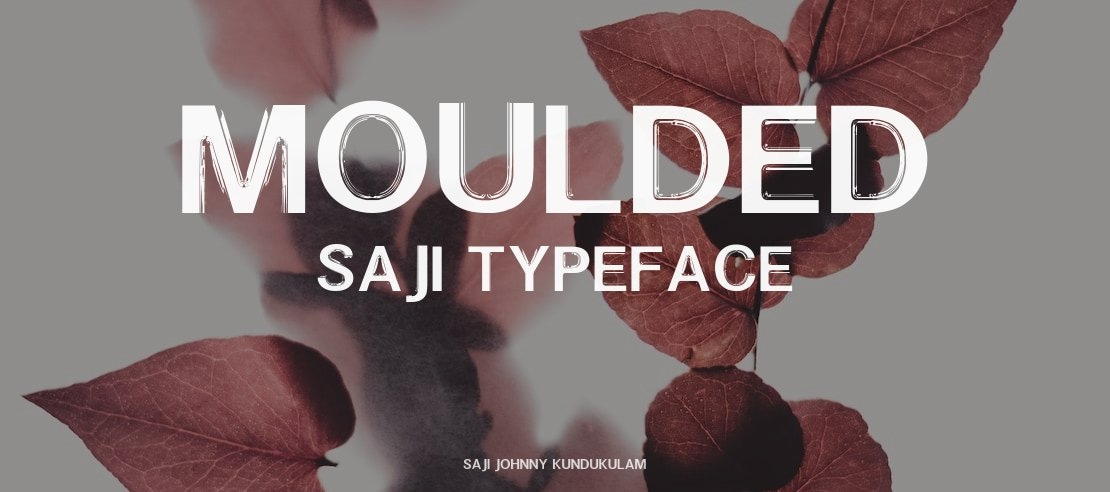 Moulded Saji Font