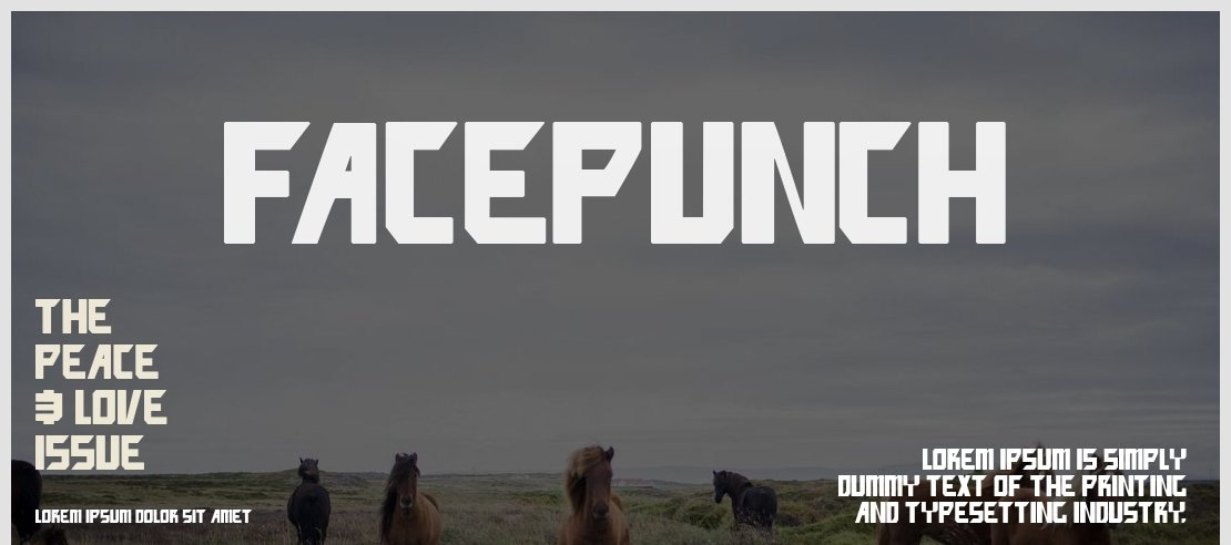 facepunch Font