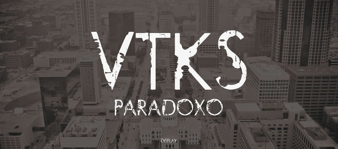 Vtks Paradoxo Font