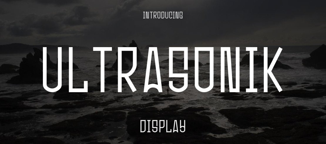 Ultrasonik Font