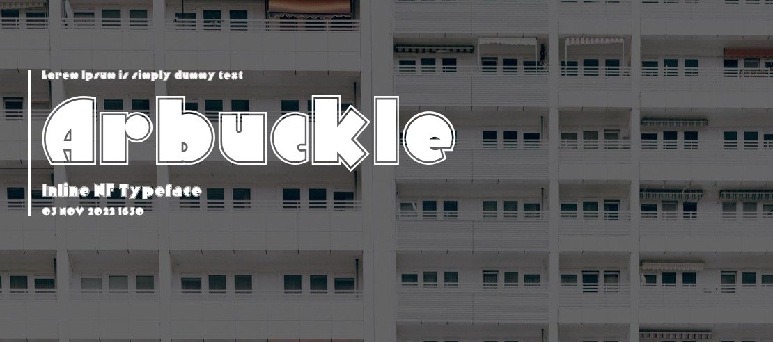 Arbuckle Inline NF Font Family