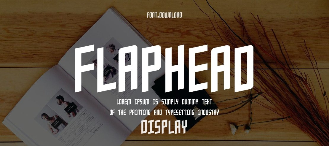 Flaphead Font