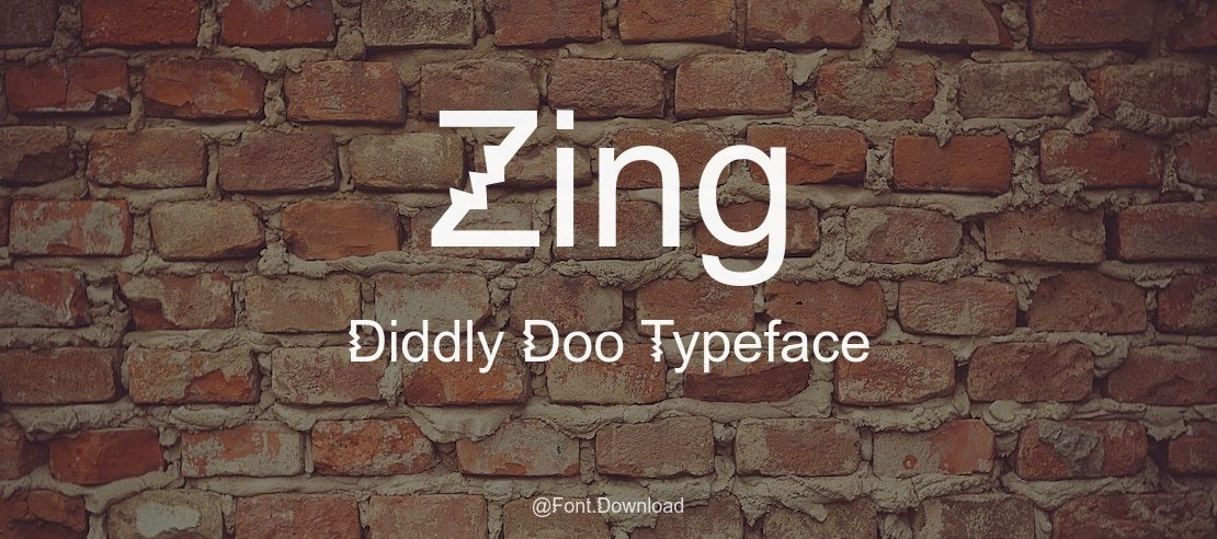 Zing Diddly Doo Font