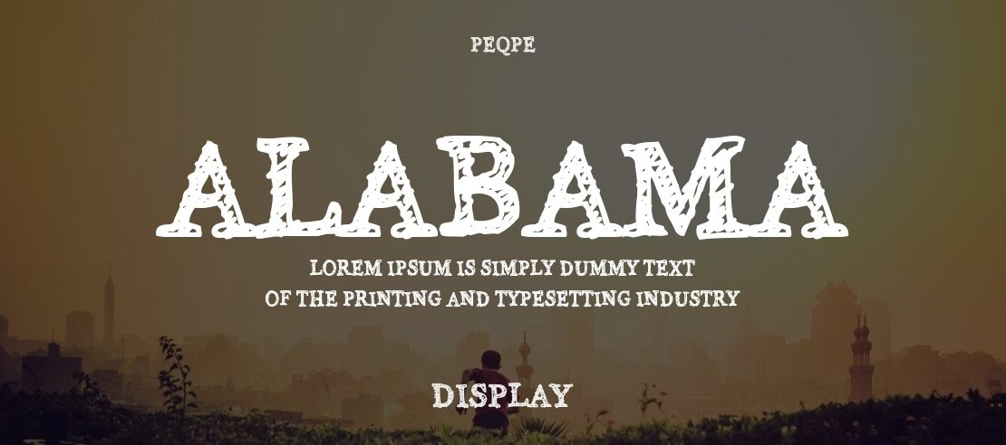 Alabama Font