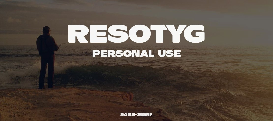 ResotYg PERSONAL USE Font