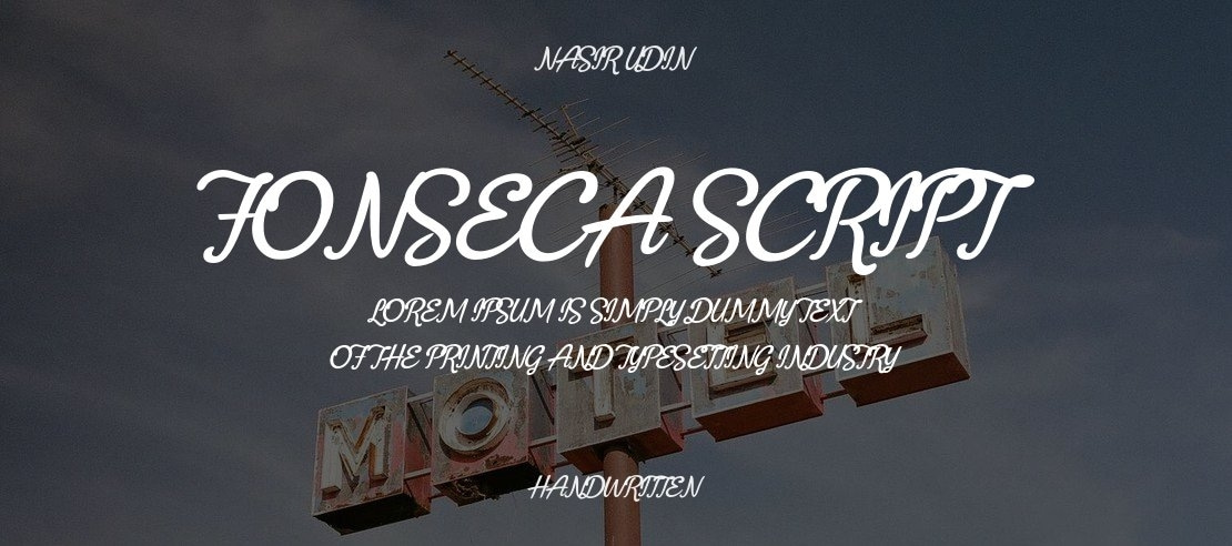 Fonseca Script Font