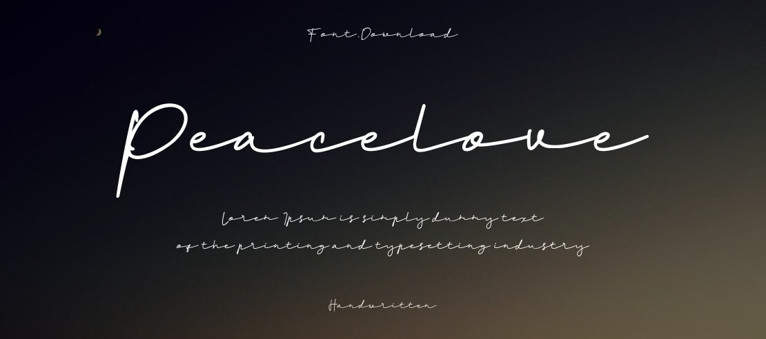 Peacelove Font